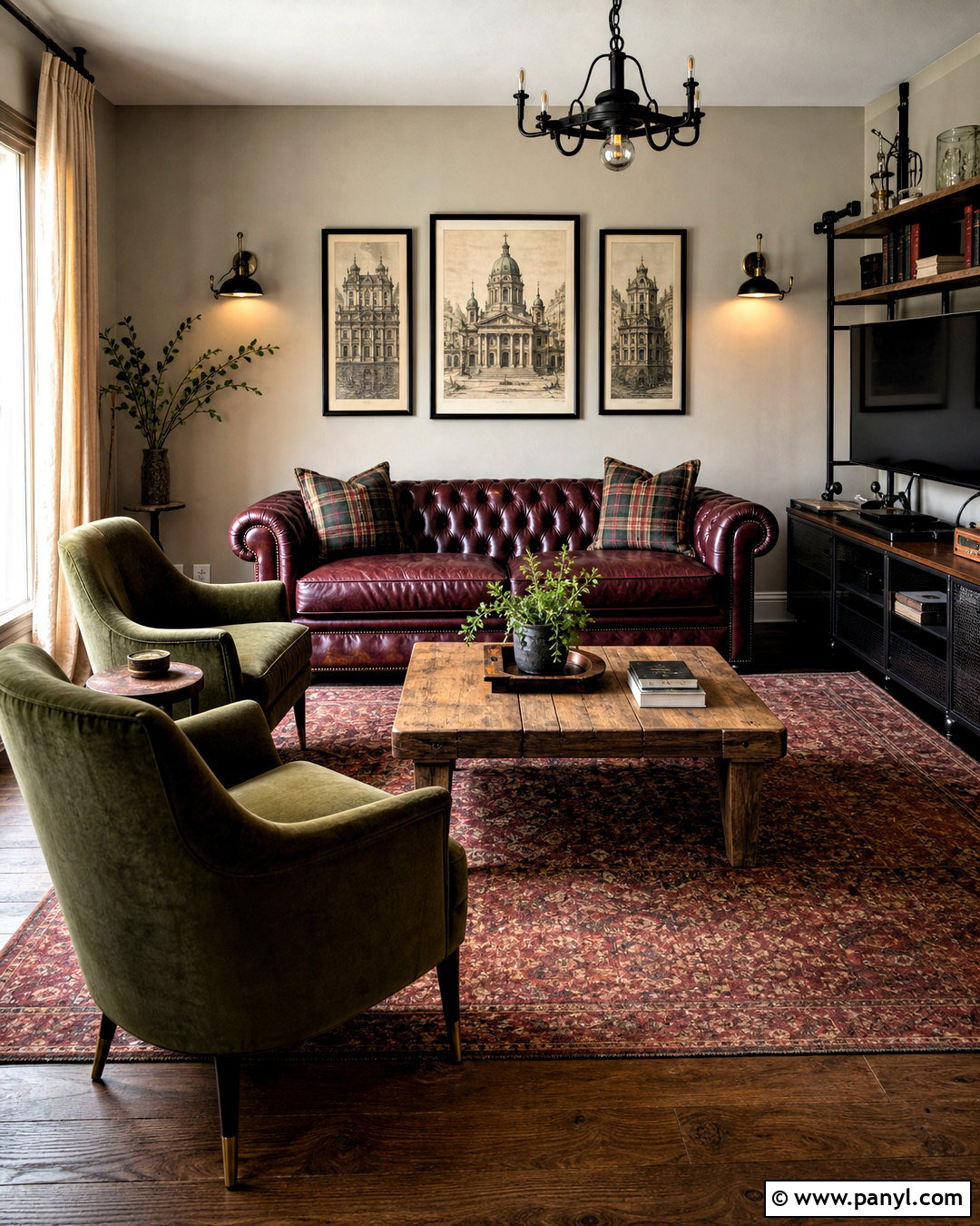 20 Dark Red Living Room Ideas for a Cozy, Dramatic Space