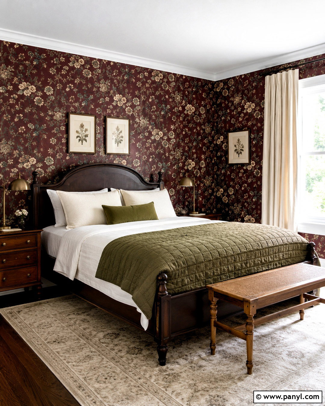 Dark Red Wallpaper Bedroom - 20 dark red room ideas