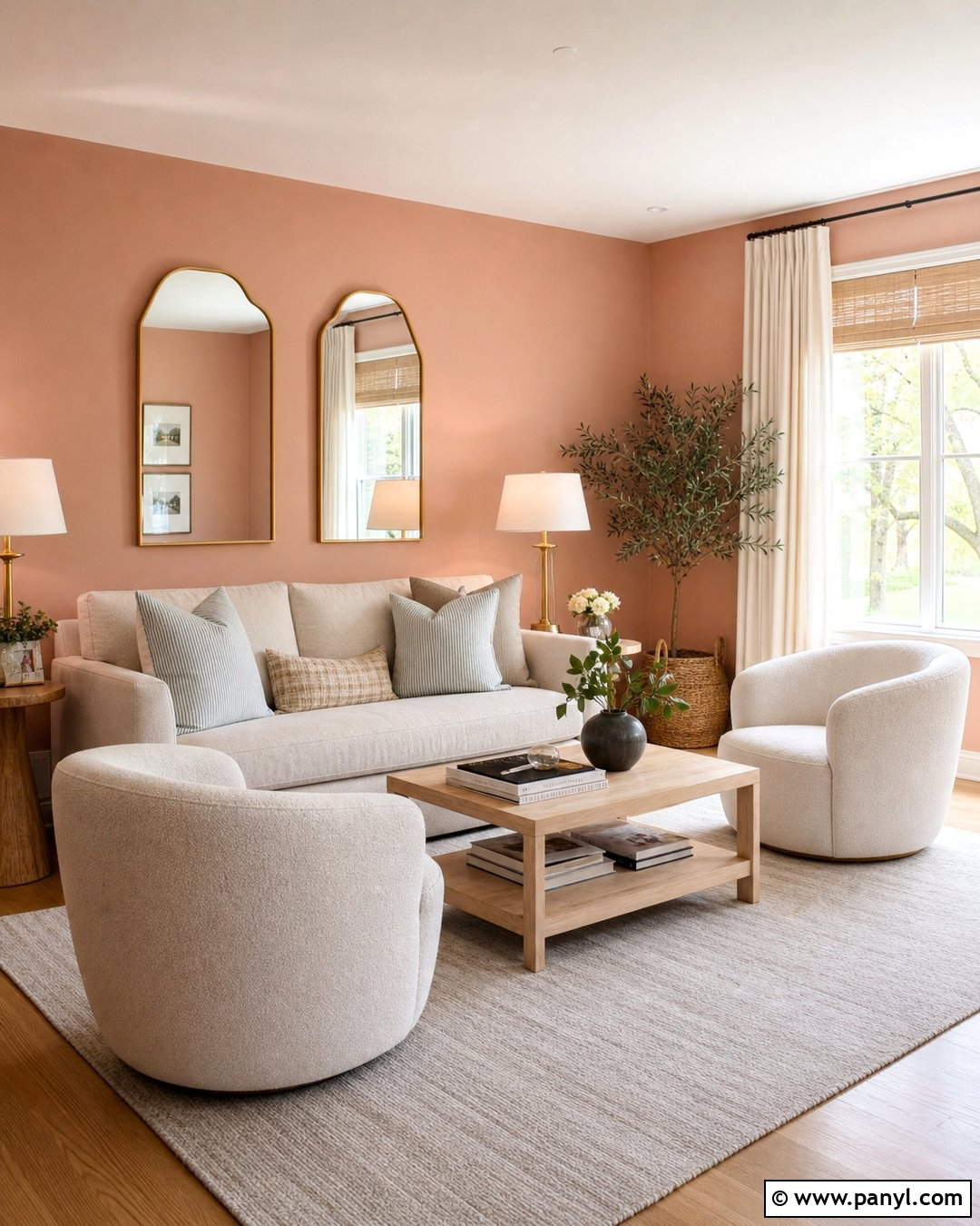 Dark Room With Blush Pink Walls - 35 Blush Pink Walls