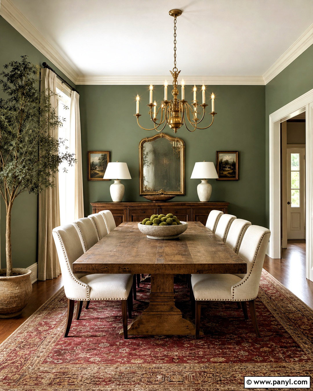 Dark Sage Dining Room Walls - 20 sage wall color ideas