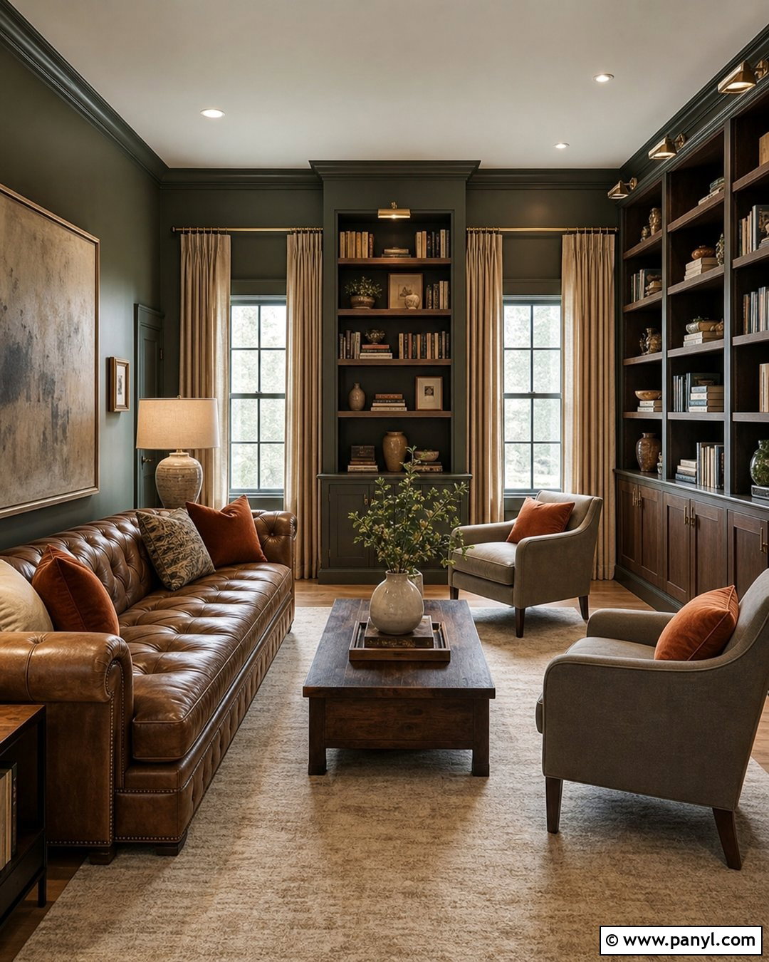 Dark Sage Green Walls - 25 Sage Green Painted Walls