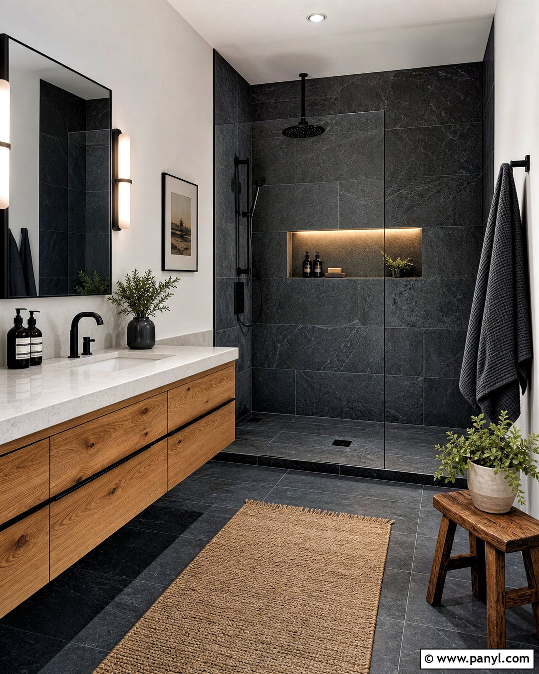 20 Dark Moody Bathroom Ideas for a Dramatic Spa Escape