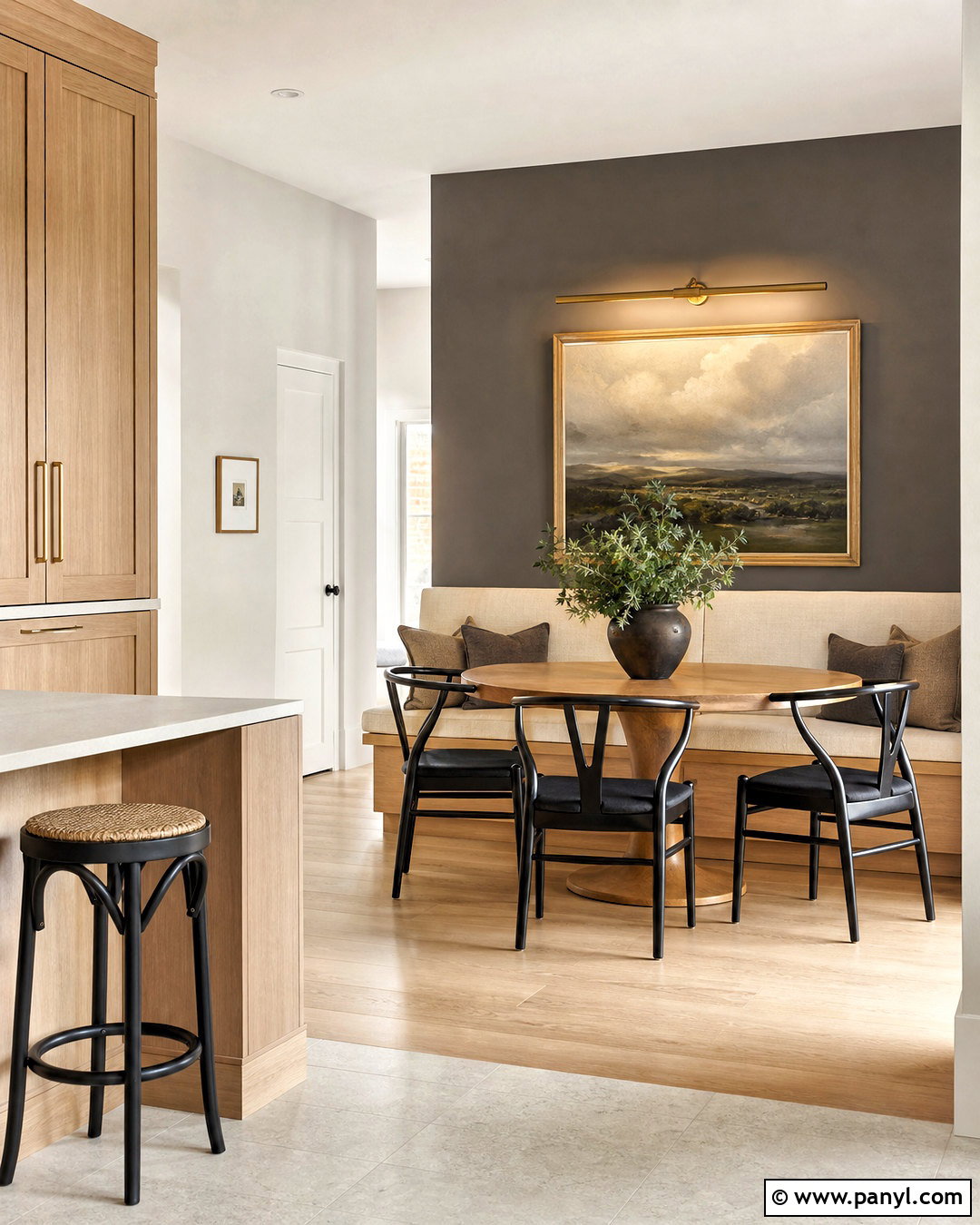 Dark Taupe Kitchen Accent Wall - 20 taupe kitchen walls