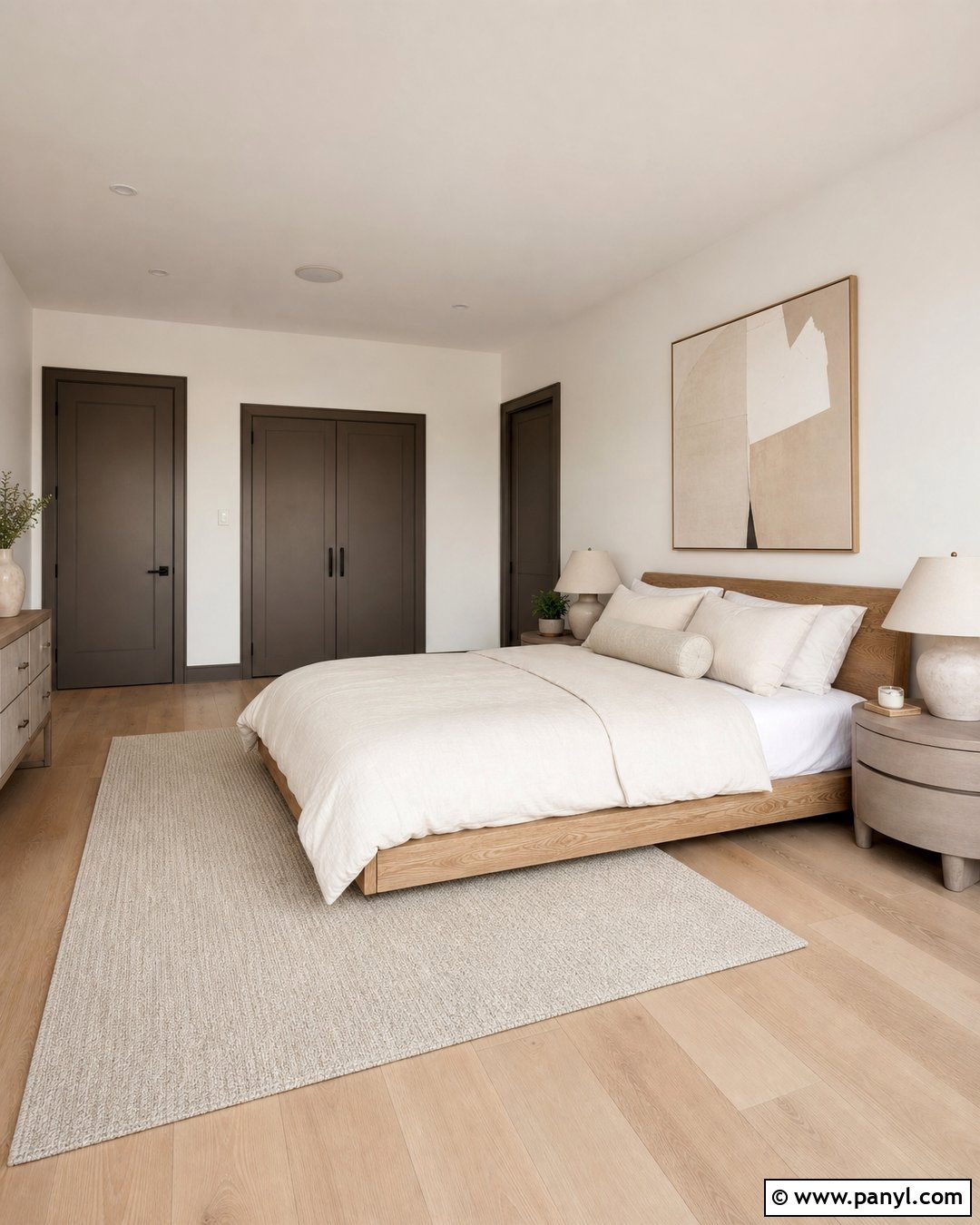 Dark Taupe Skirting Boards With Warm White Walls - 35 Dark Skirting Boards Light Walls