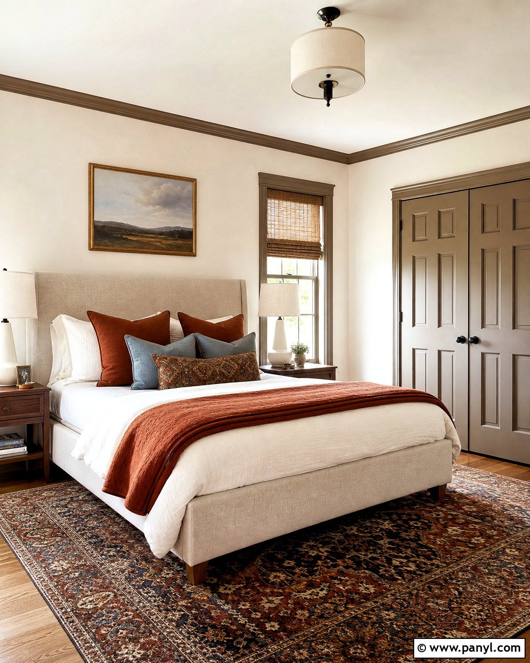 Dark Taupe Trim With Cream Walls - 20 painted trim darker than walls