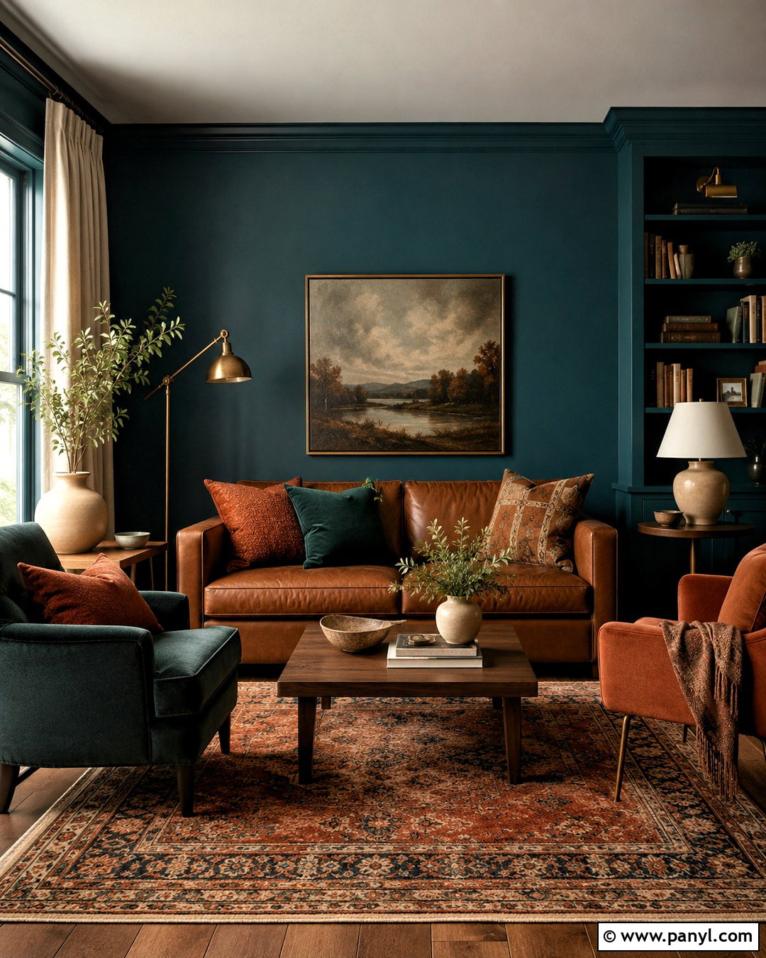 Dark Teal And Burnt Orange - 20 dark teal color palette ideas