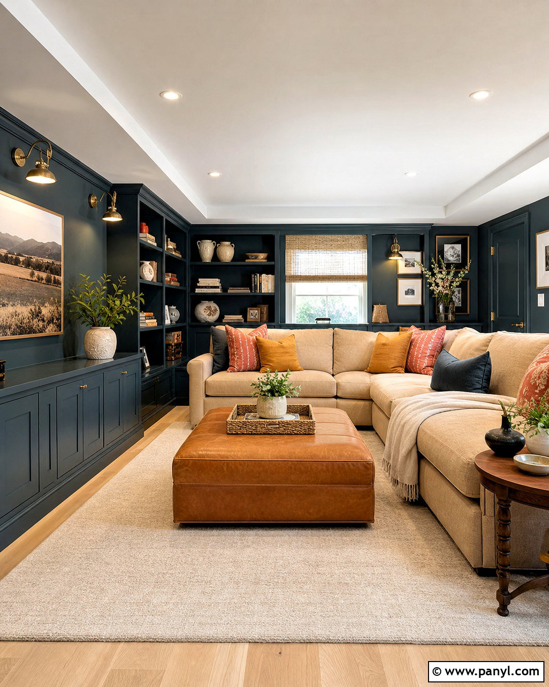 Dark Teal Basement - 20 dark basement paint colors
