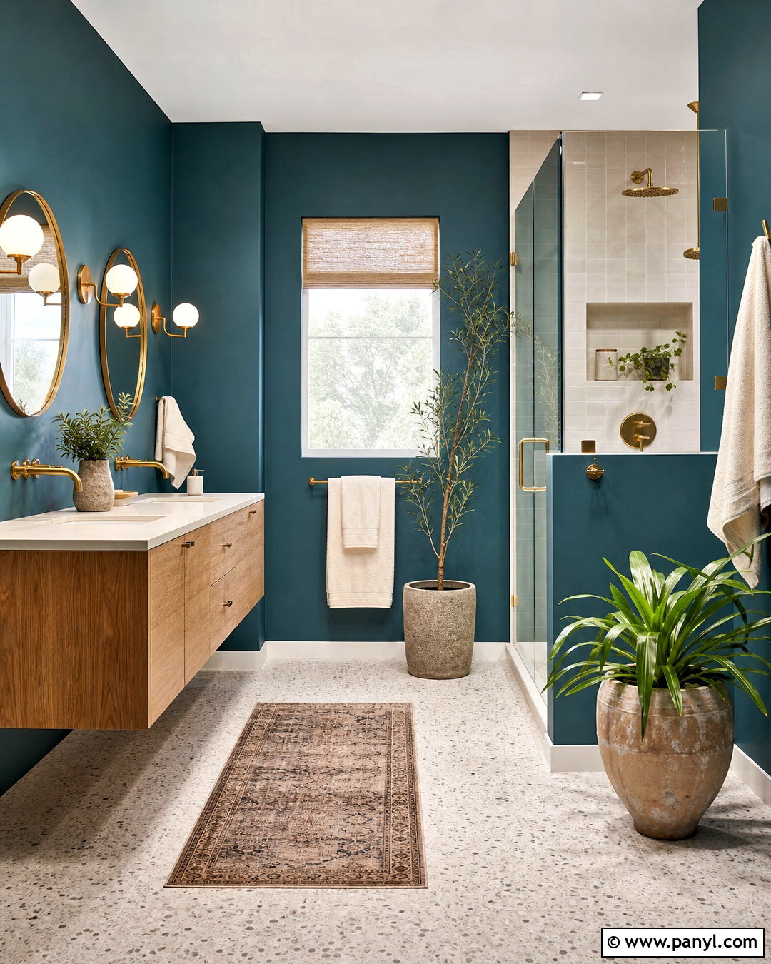 20 Dark Bathroom Paint Colors for a Moody Spa-Like Refresh