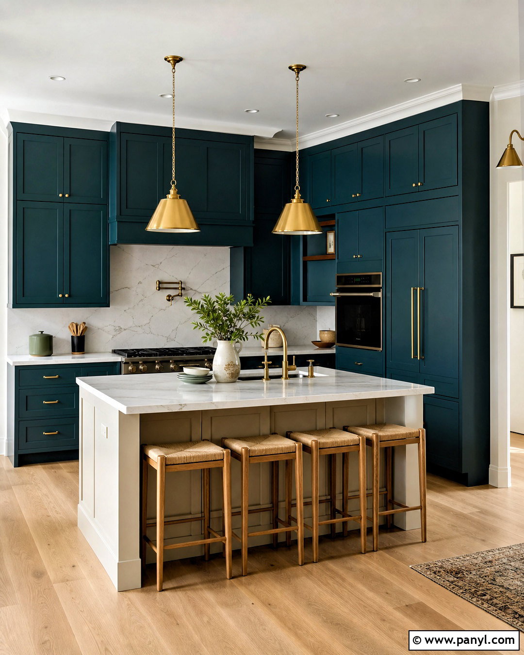 Dark Teal Blue Kitchen - 20 teal blue kitchen ideas