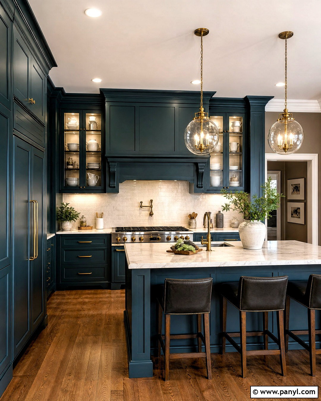Dark Teal Kitchen Cabinets - 20 teal kitchen ideas