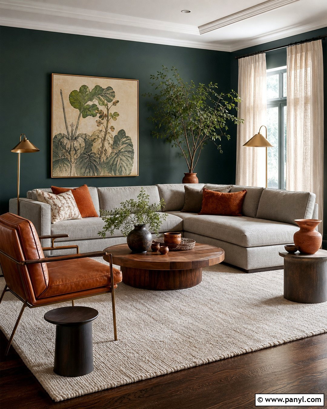 Dark Teal Living Room Walls - 35 dark wall colors
