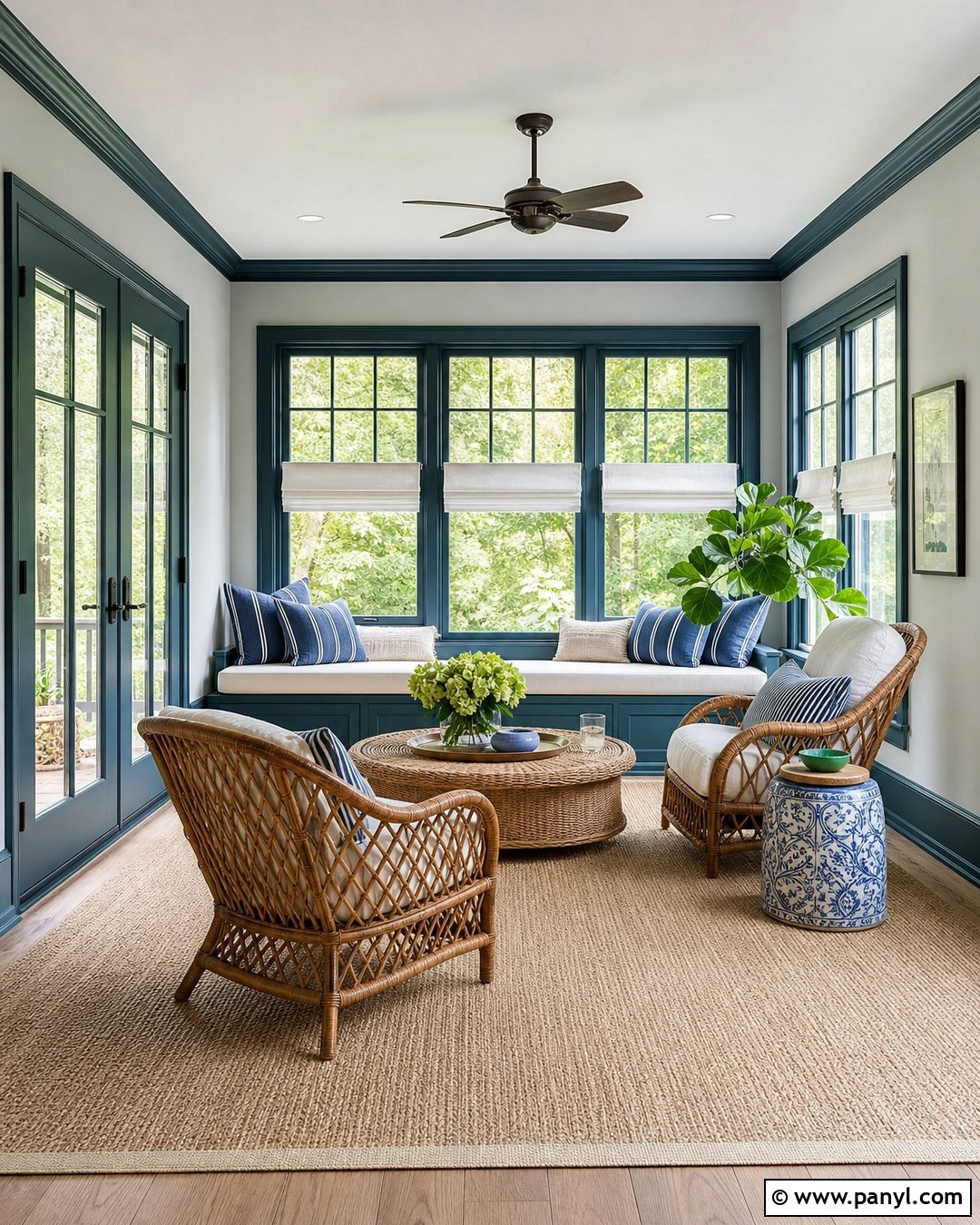 Dark Teal Trim With Light Gray Walls - 45 darker trim lighter walls