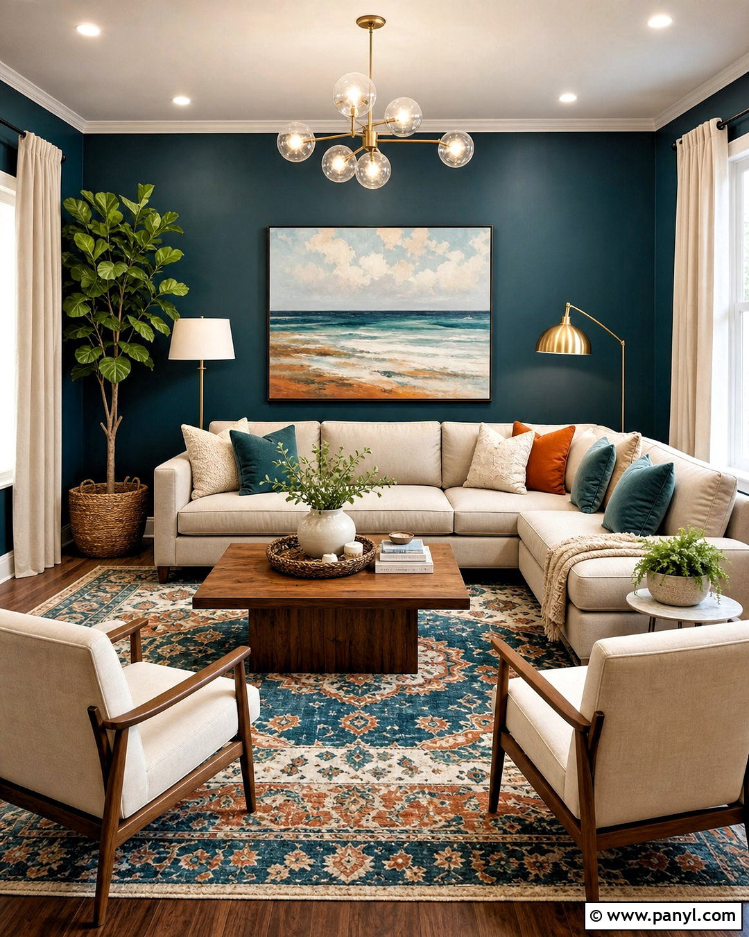 Dark Teal Wall Paint - 20 dark wall paint colors