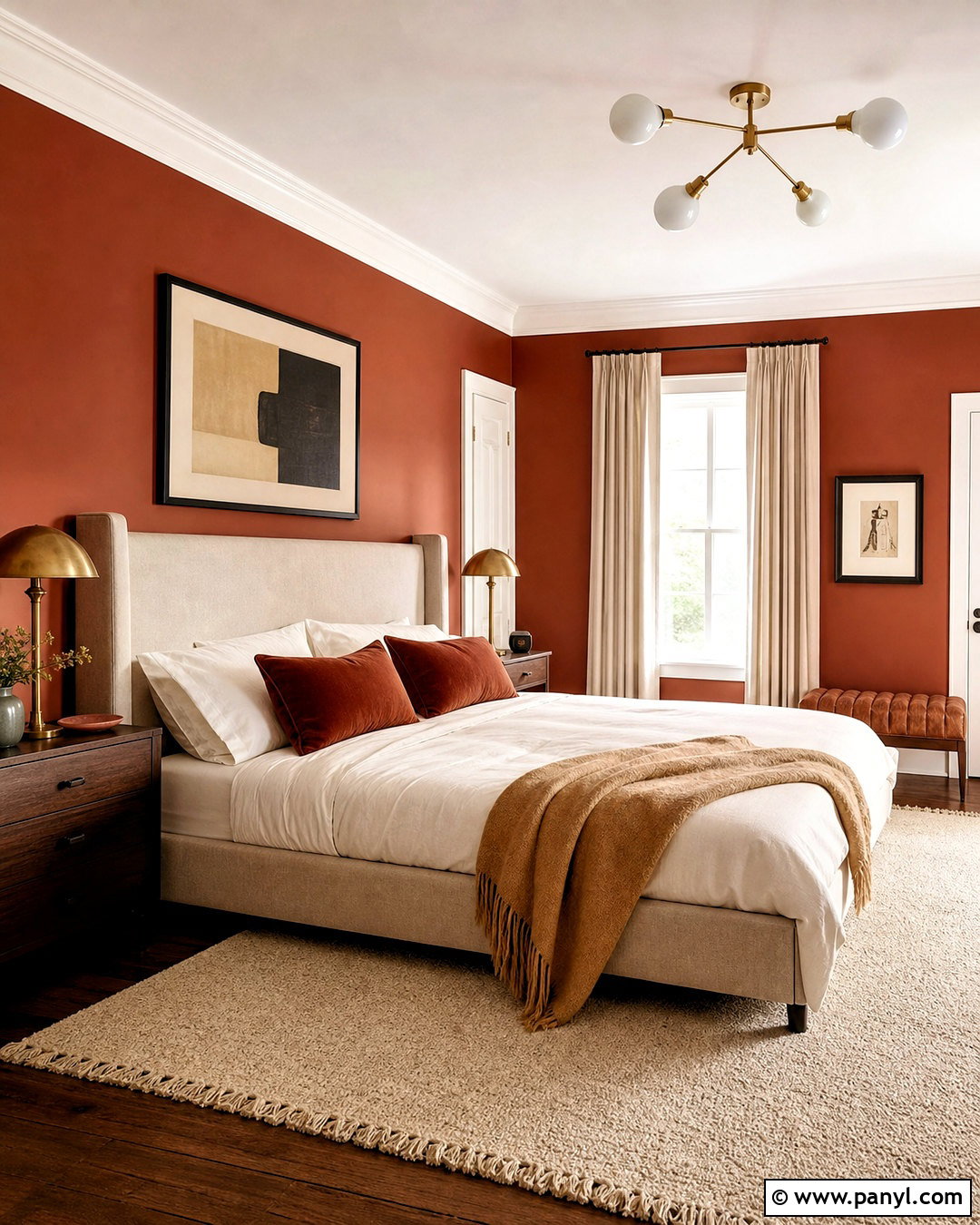 Dark Terra Cotta Bedroom - 20 terra cotta bedroom ideas