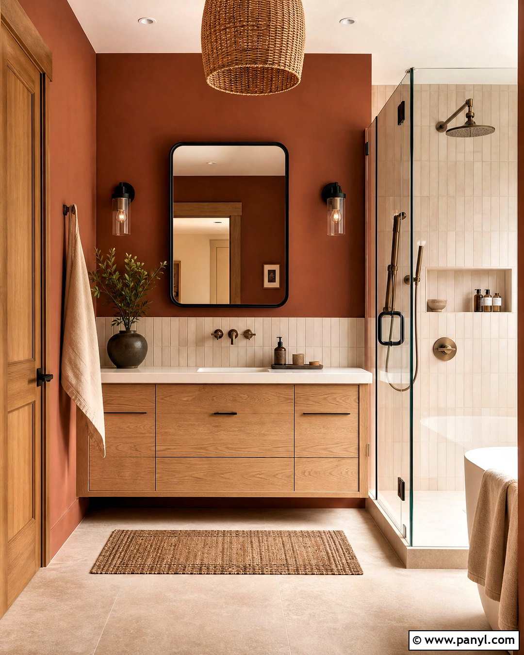 Dark Terracotta Bathroom Paint - 20 dark bathroom paint colors