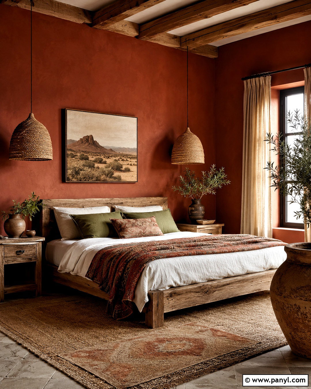 Dark Terracotta Bedroom Walls - 20 dark bedroom wall colors