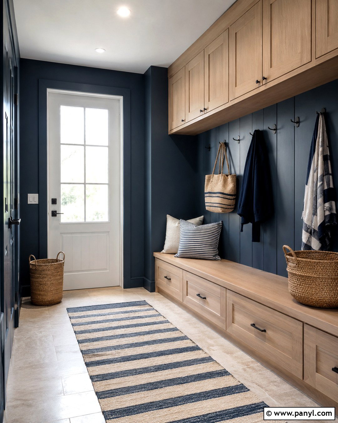 Dark Terracotta Mudroom Walls - 20 Dark Mudroom Wall Colors