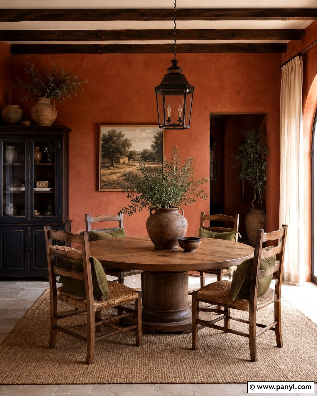 Dark Terracotta Wall Color - 20 Dark Moody Wall Colors