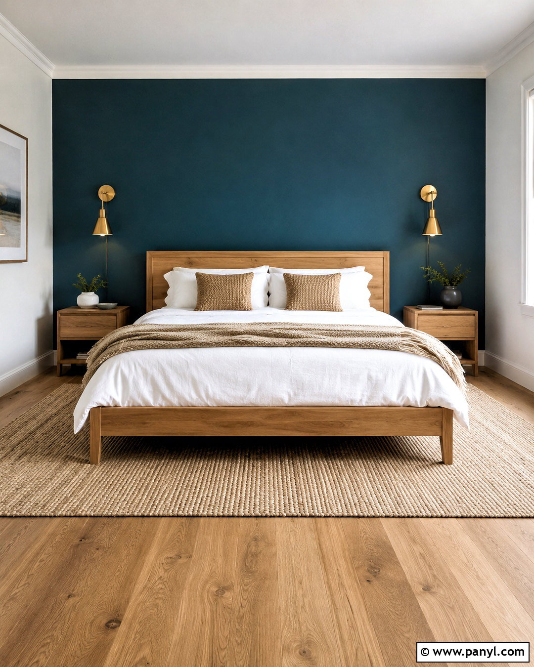 Dark Turquoise Bedroom Accent Wall - 20 dark turquoise bedroom ideas