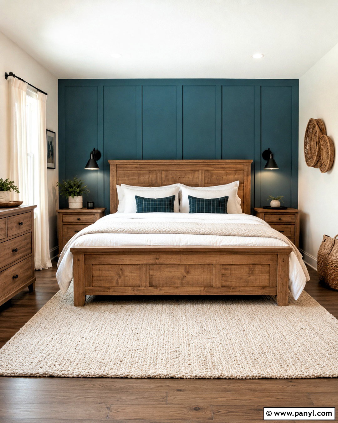Dark Turquoise Farmhouse Bedroom - 20 dark turquoise bedroom ideas