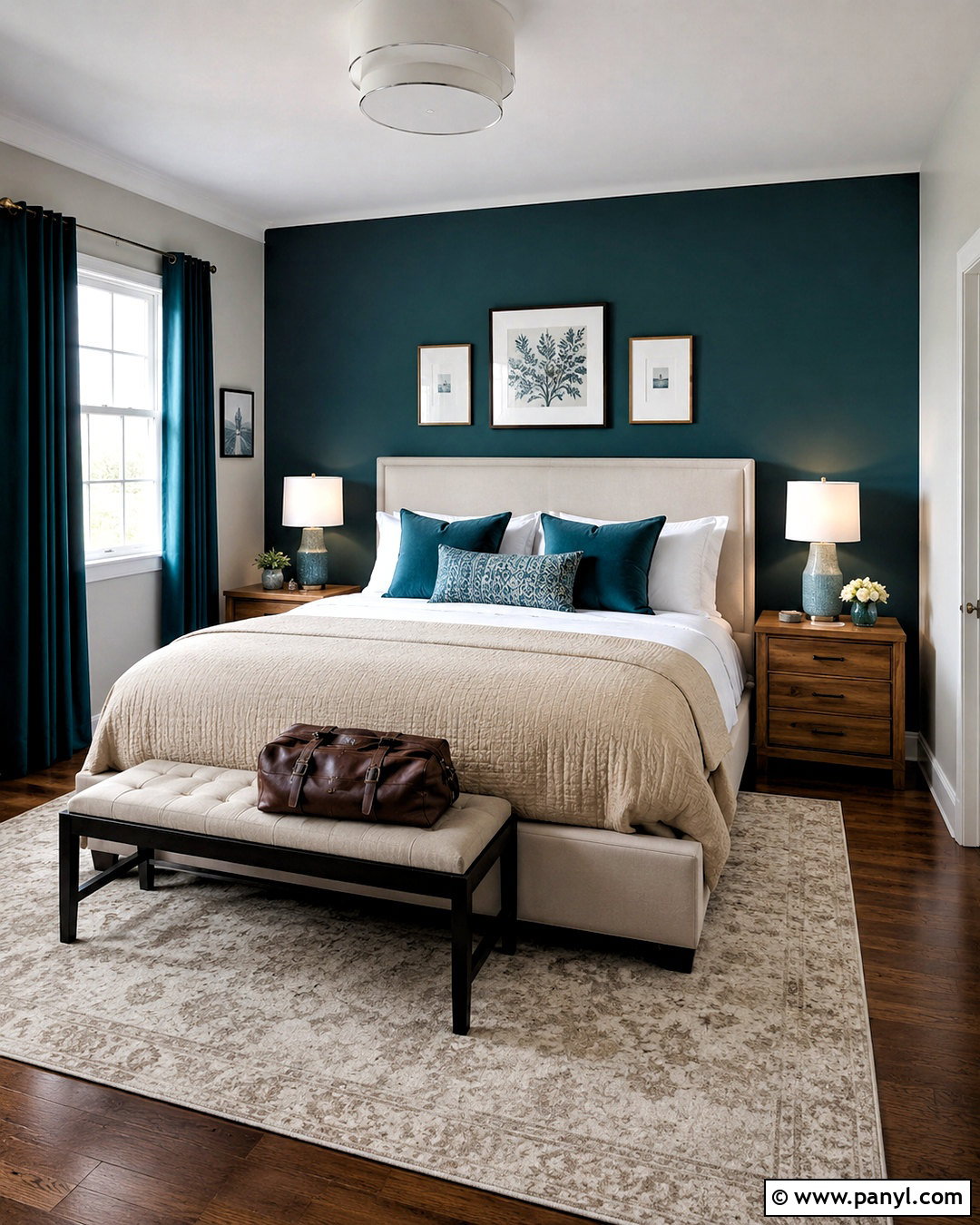 Dark Turquoise Guest Bedroom - 20 dark turquoise bedroom ideas