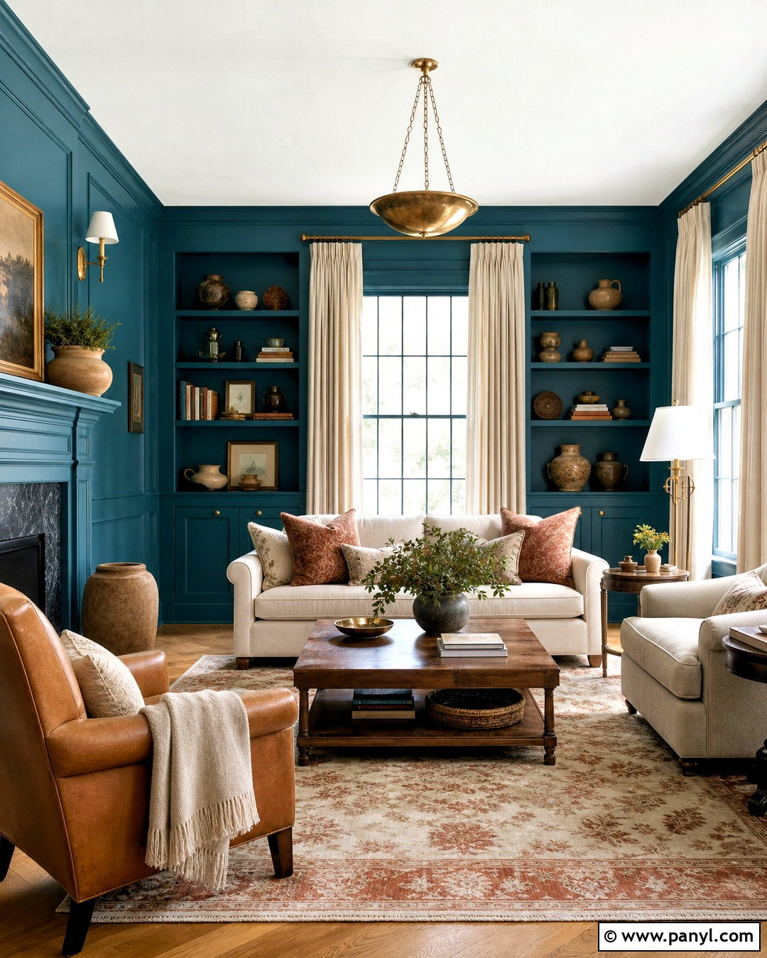 Dark Turquoise Living Room - 20 turquoise living room ideas
