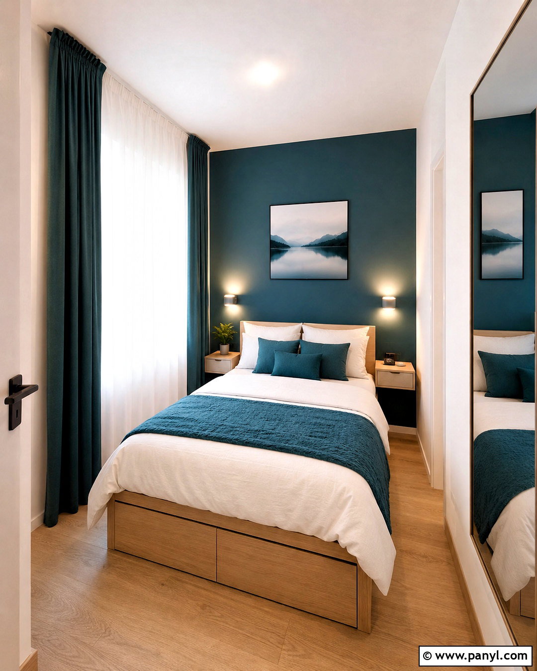 Dark Turquoise Small Bedroom - 20 dark turquoise bedroom ideas