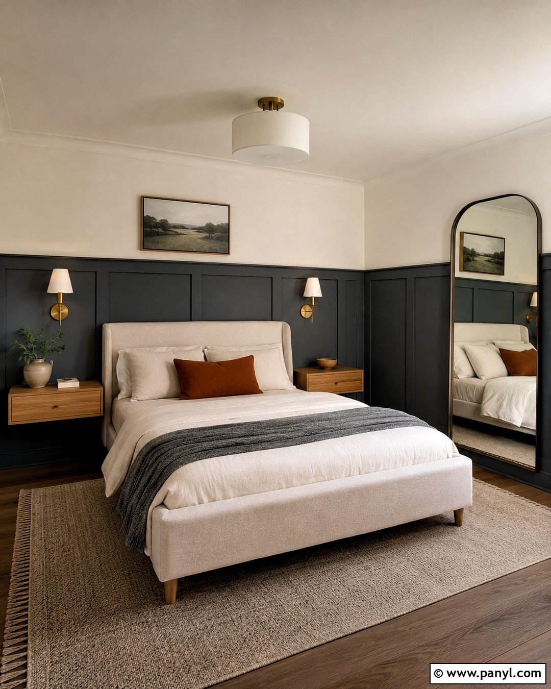 Dark Wainscoting Small Bedroom - 20 dark wainscoting ideas
