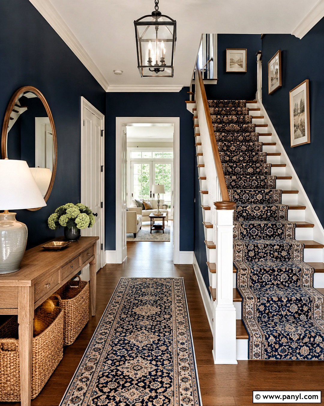 Dark Walls With White Trim - 40 dark walls
