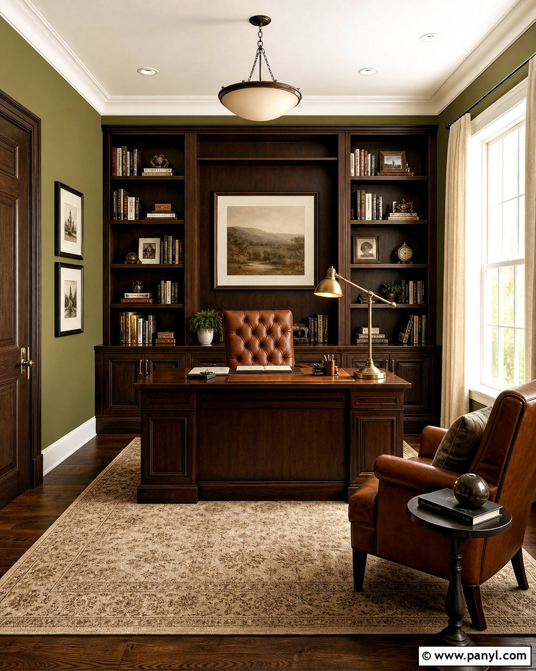 Dark Wood And Olive Green Palette - 20 dark wood color palette ideas
