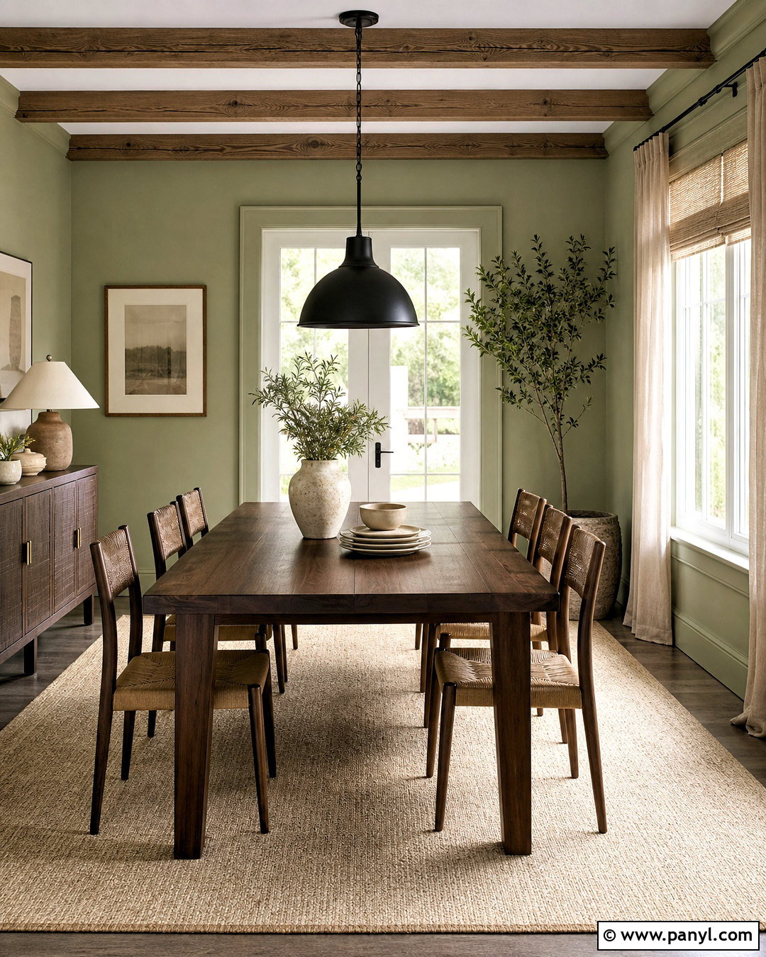 Dark Wood And Sage Green Palette - 20 dark wood color palette ideas