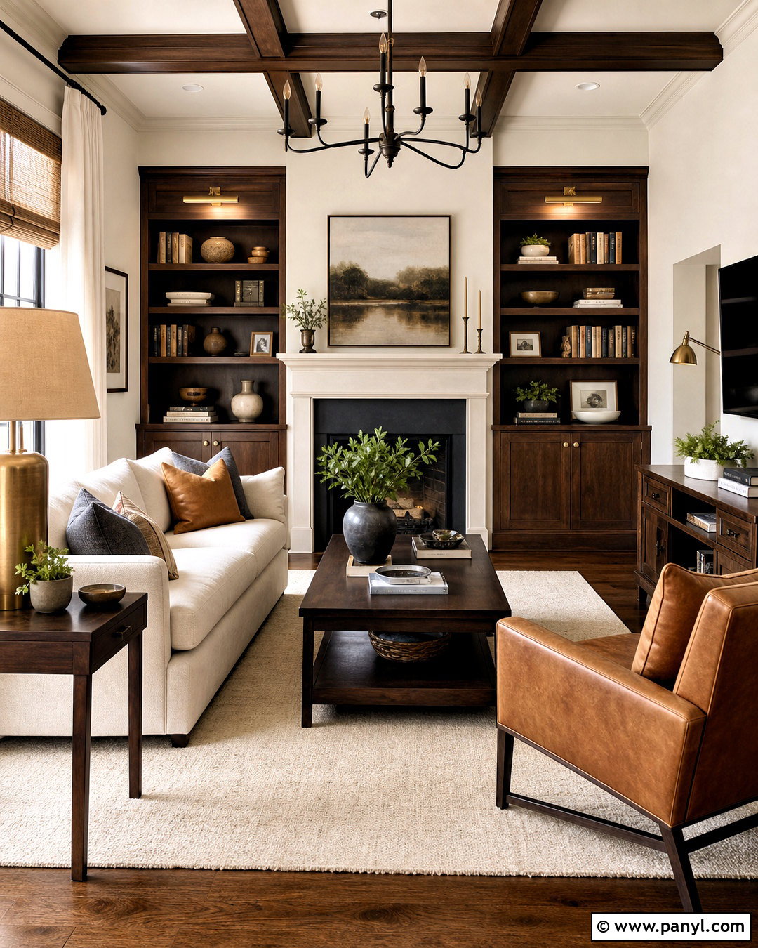 Dark Wood And Warm White Palette - 20 dark wood color palette ideas
