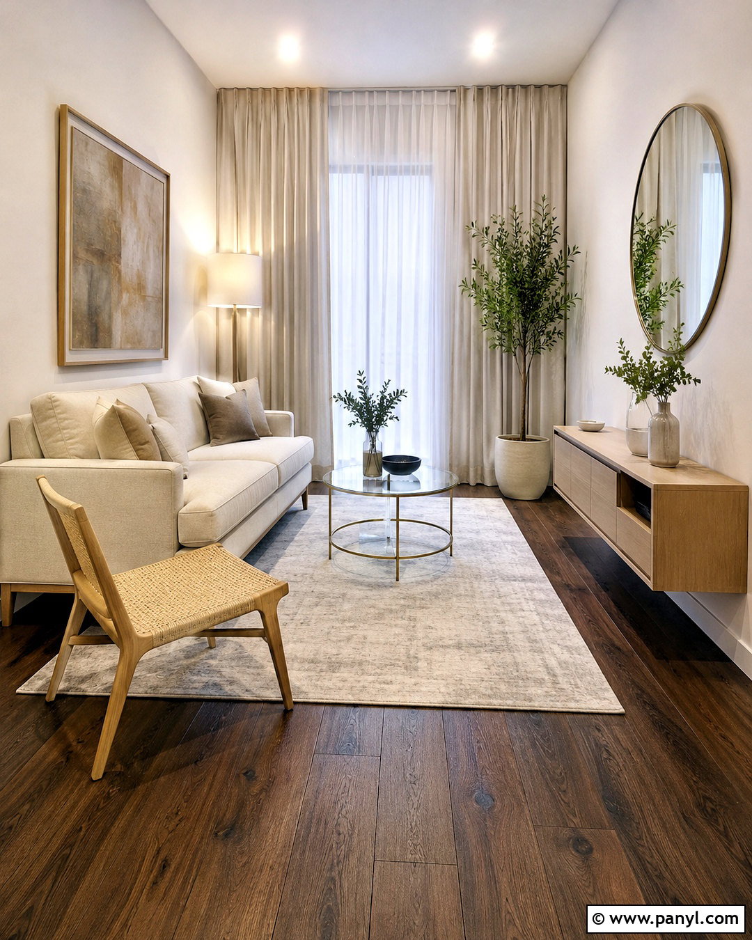 Dark Wood Floors In a Small Living Room - 20 dark wood floors living room decor ideas