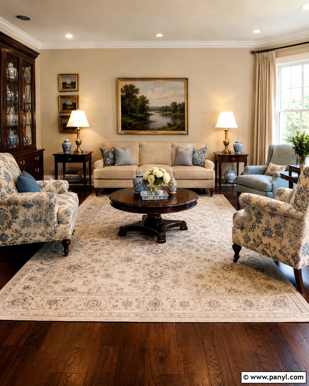 Dark Wood Floors With Traditional Decor - 20 dark wood floors living room decor ideas
