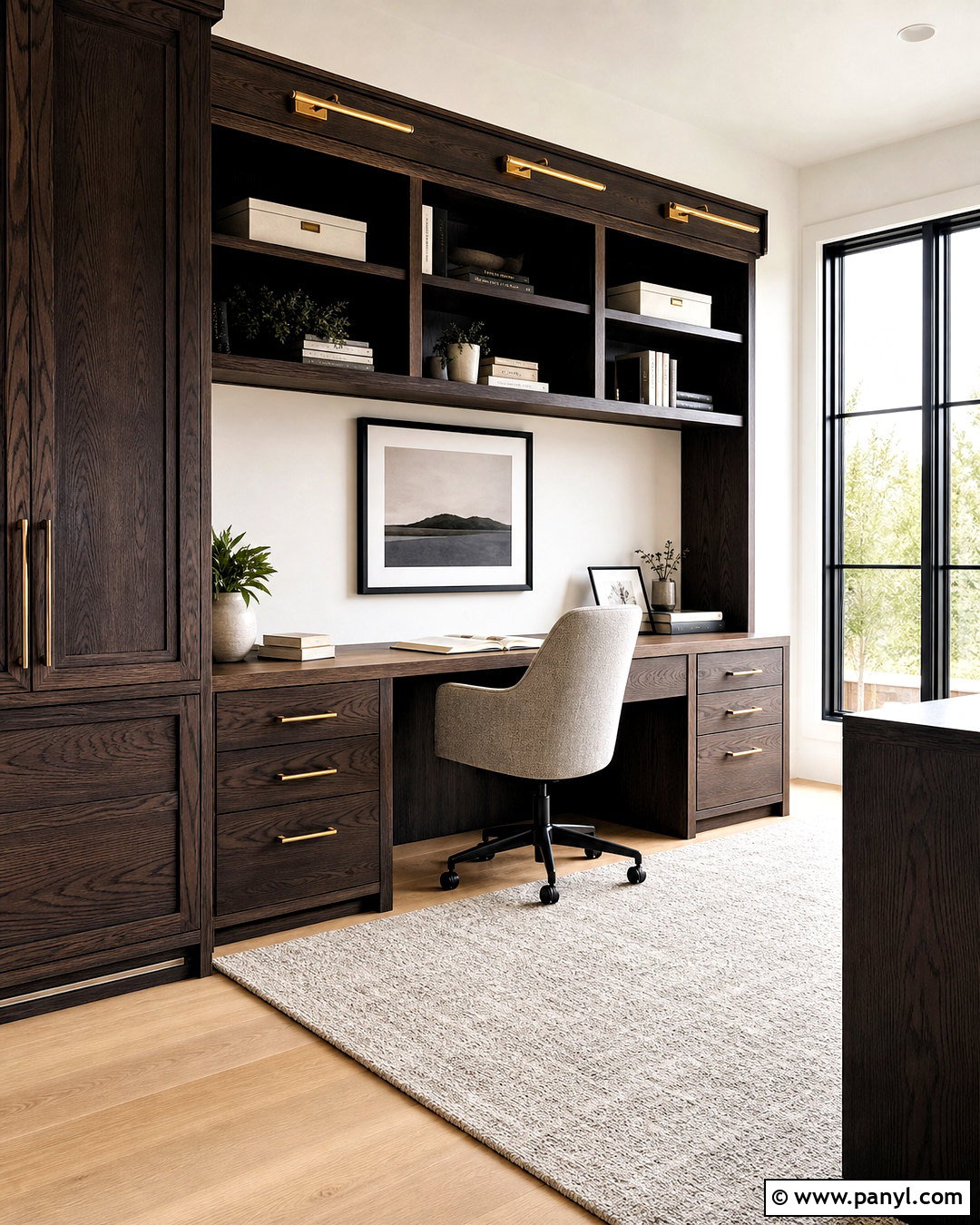 Dark Wood Grain Texture Home Office - 20 grain texture ideas