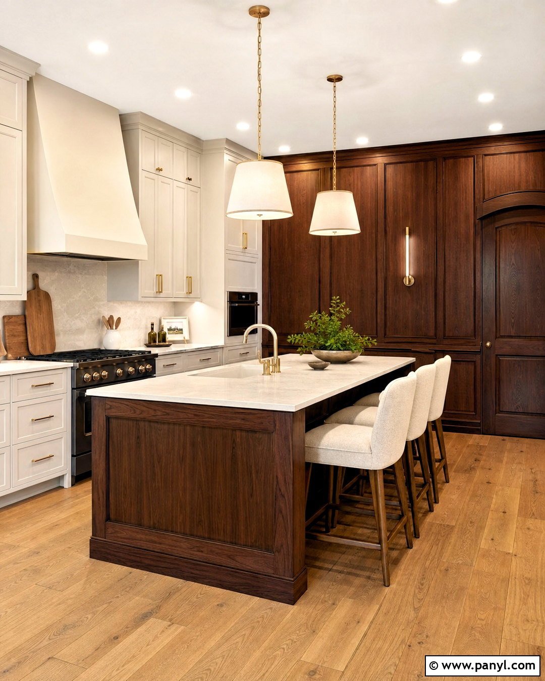 Dark Wood Paneled Kitchen Walls - 20 dark kitchen walls