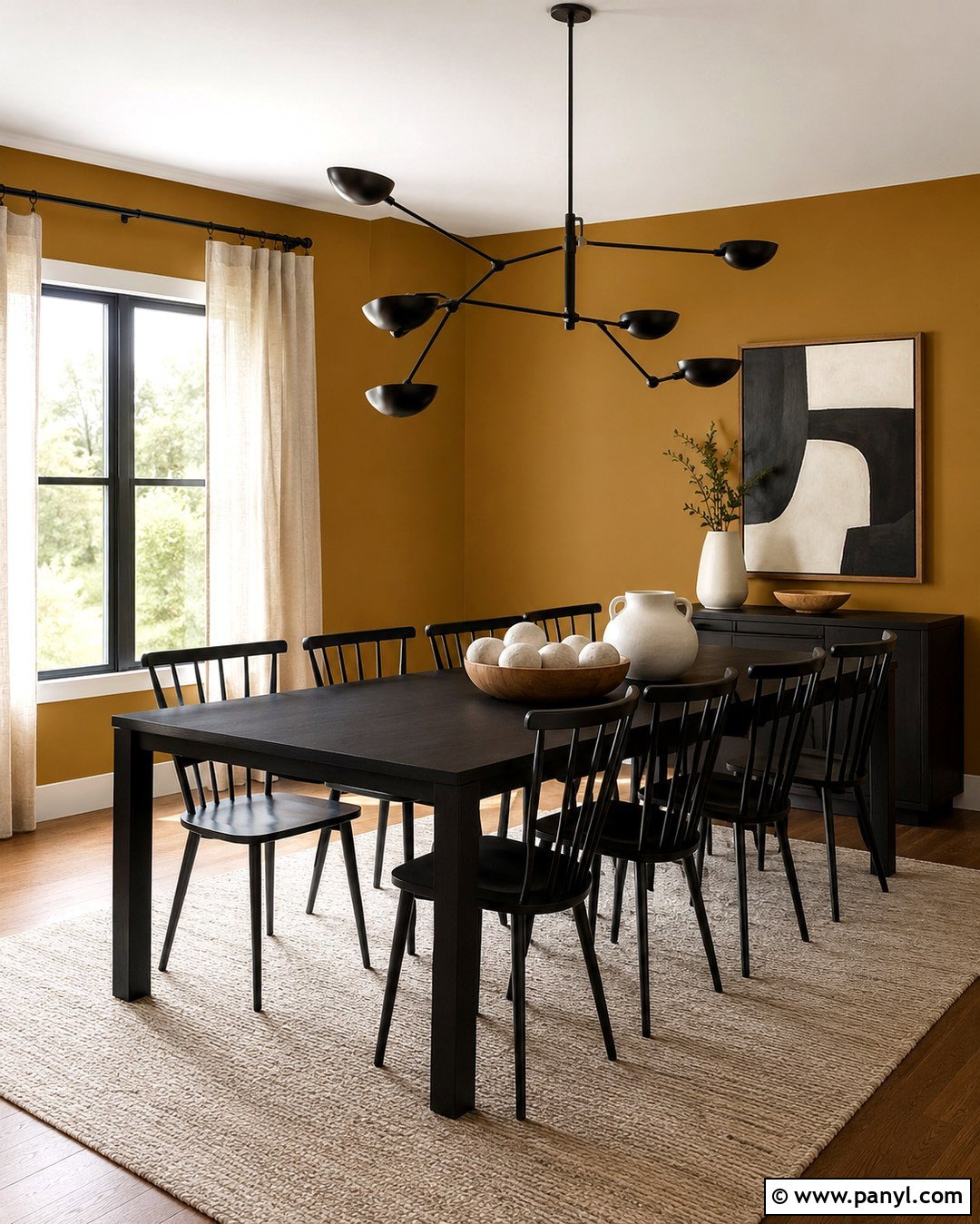 20 Dark Yellow Wall Paint Ideas for Warm, Cheerful Rooms
