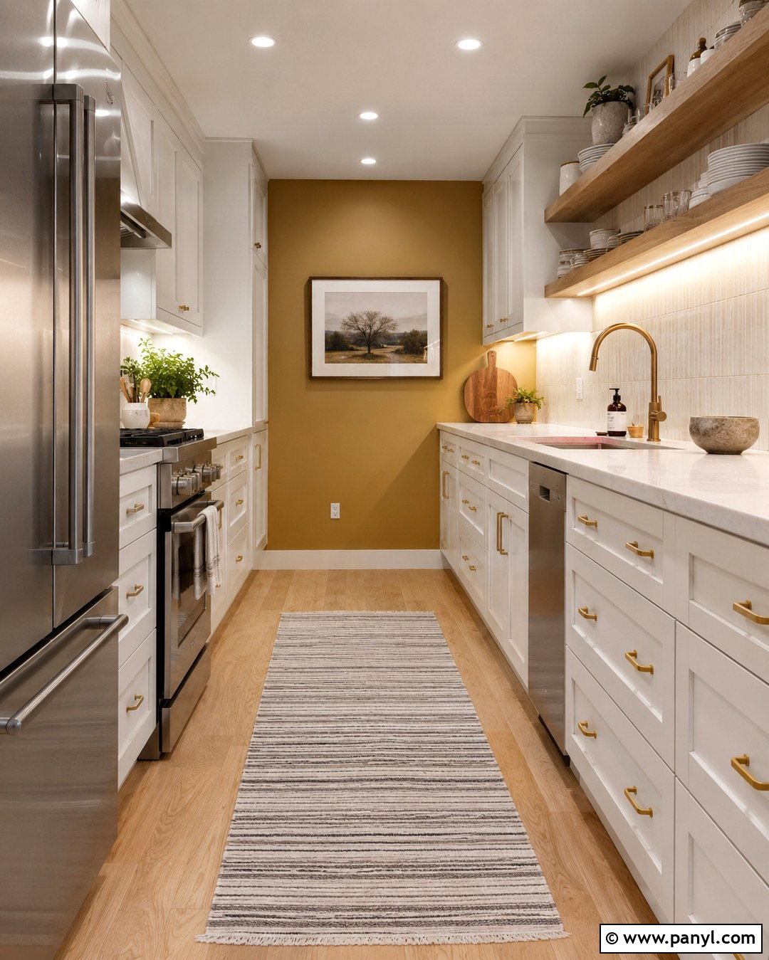 Dark Yellow Galley Kitchen Walls - 20 dark yellow kitchen walls