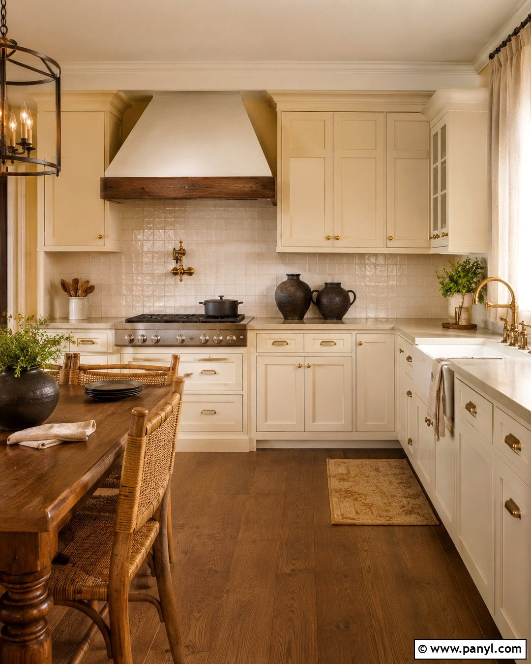 Dark Yellow Kitchen Walls With Cream Cabinets - 20 dark yellow kitchen walls