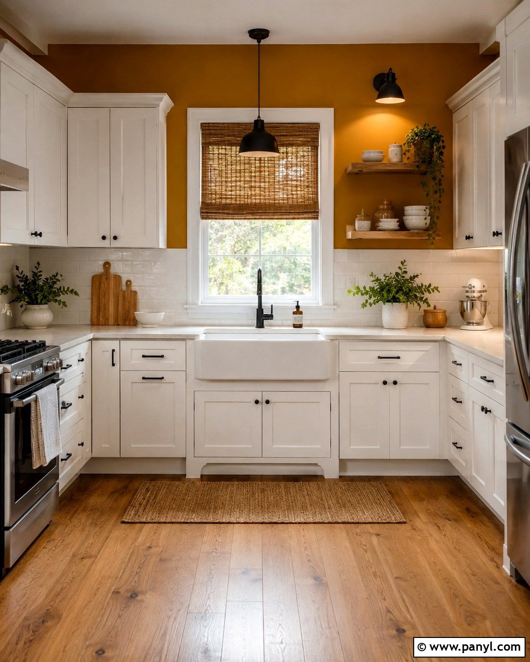 20 Dark Yellow Kitchen Walls Ideas for a Sunny, Cozy Space