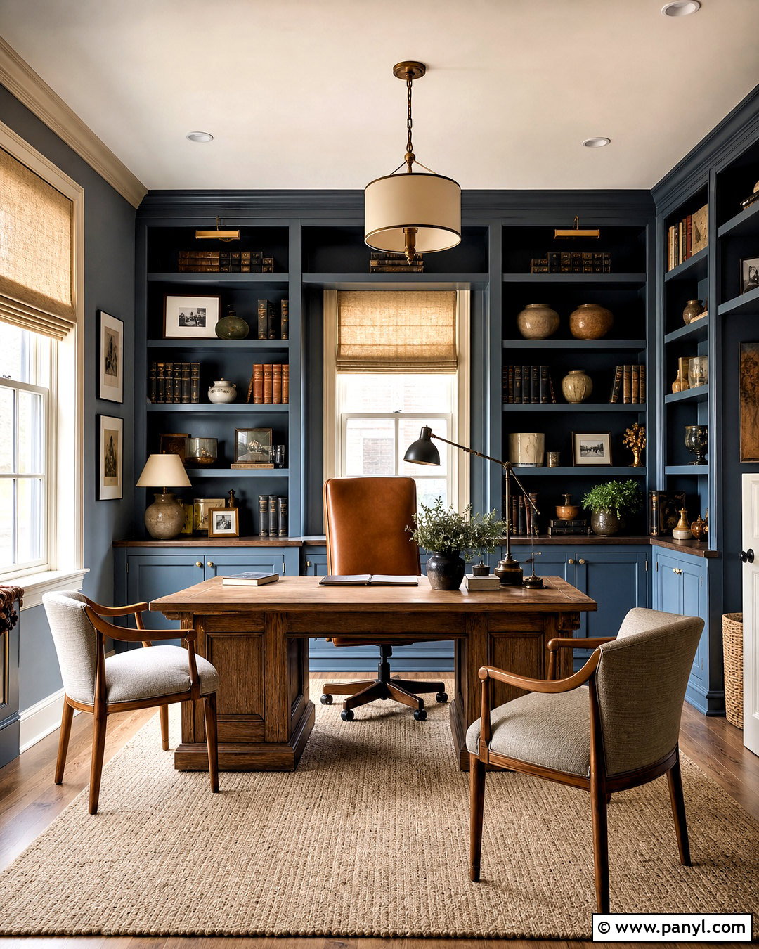 De Nimes And Pointing Home Office - 20 farrow and ball colour schemes