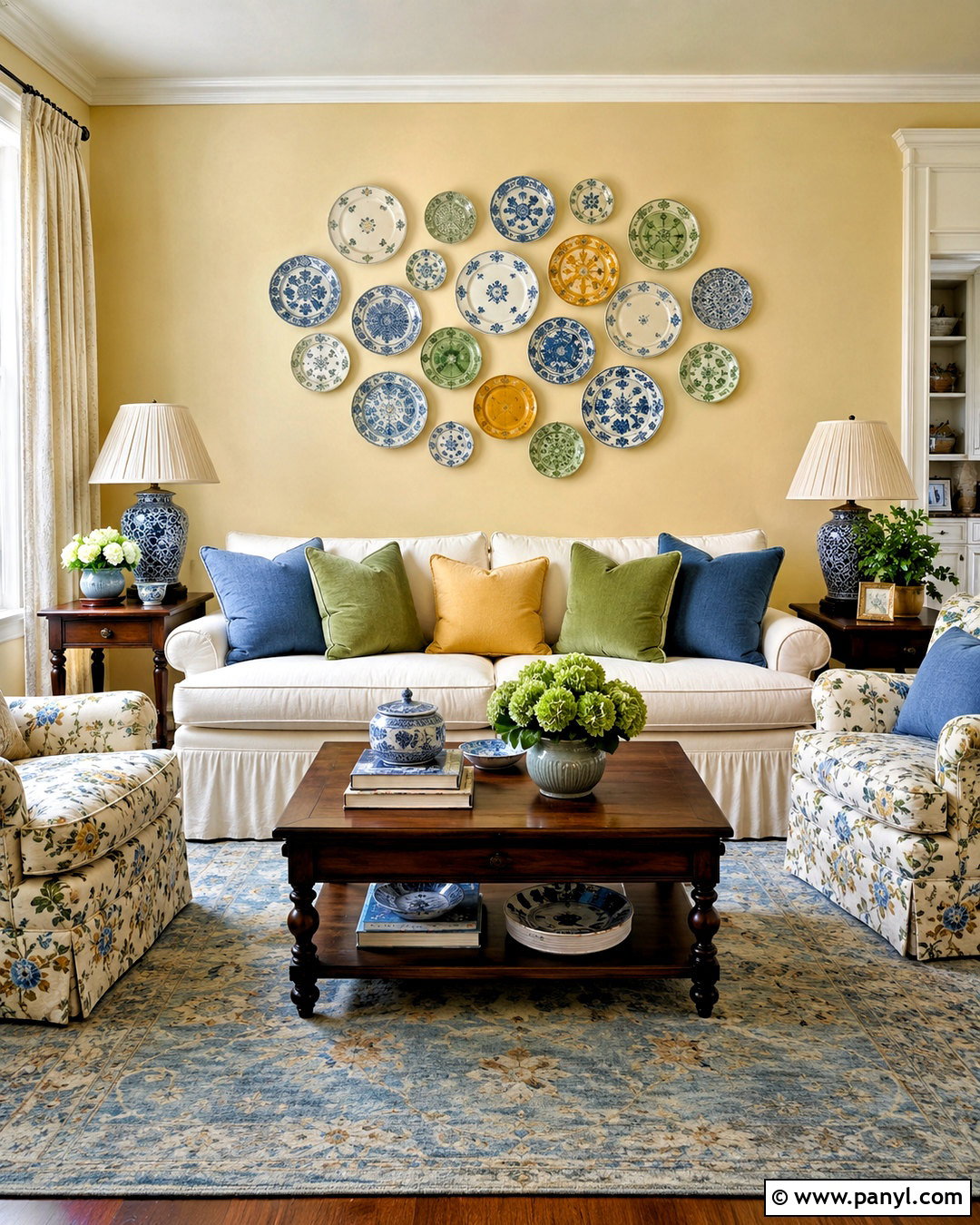 Decorative Plate Living Room Wall - 20 living room wall designs