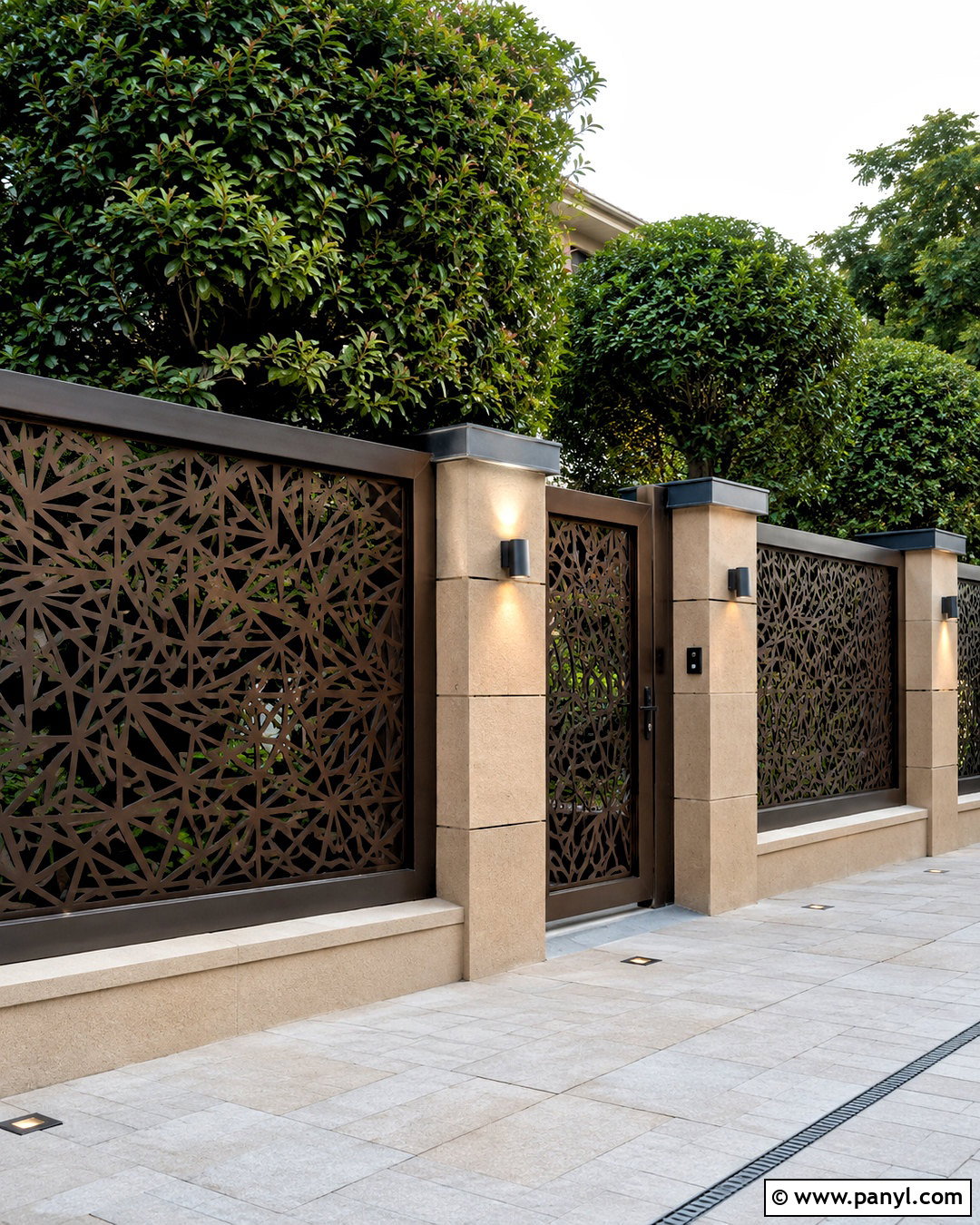 Decorative Screen Boundary Wall - 20 boundary wall design exterior ideas