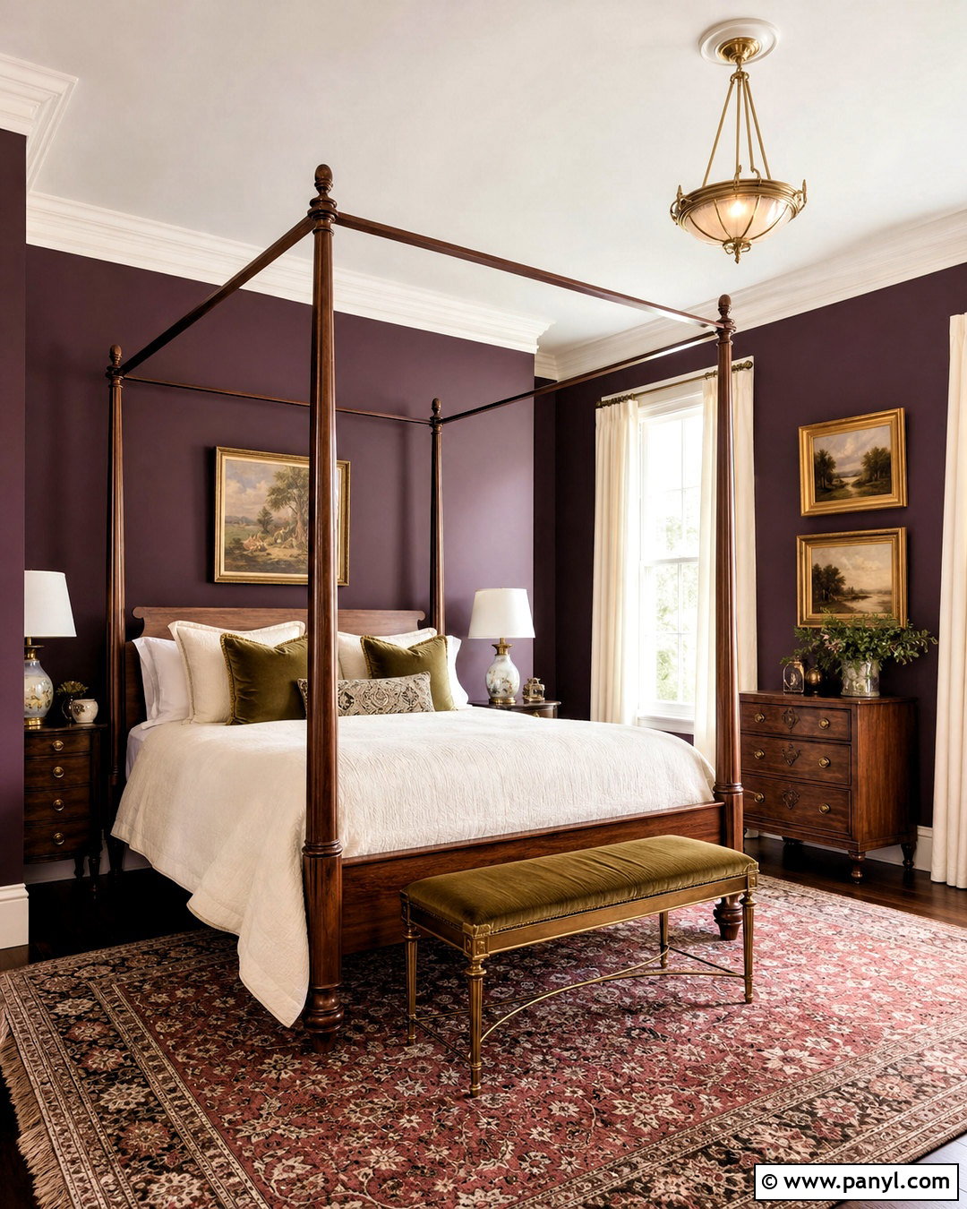 Deep Aubergine Bedroom Walls - 20 purple bedroom walls paint ideas