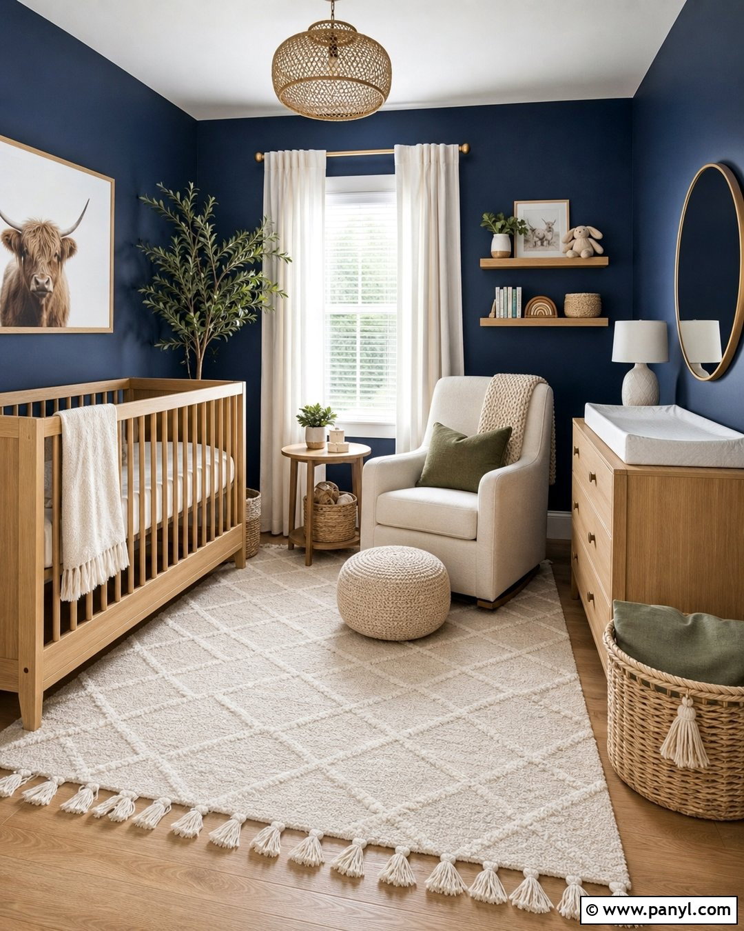 Deep Blue Nursery - 35 Deep Blue Walls