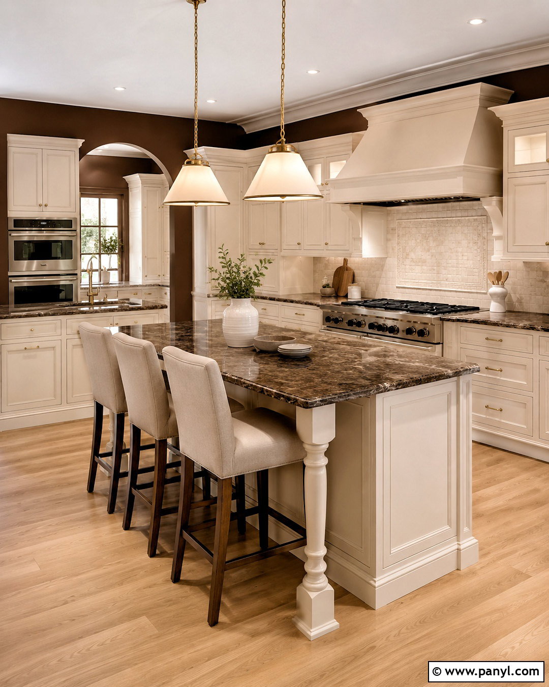 Deep Brown Walls With Brown Granite - 20 What Color Walls Go With Brown Granite Ideas