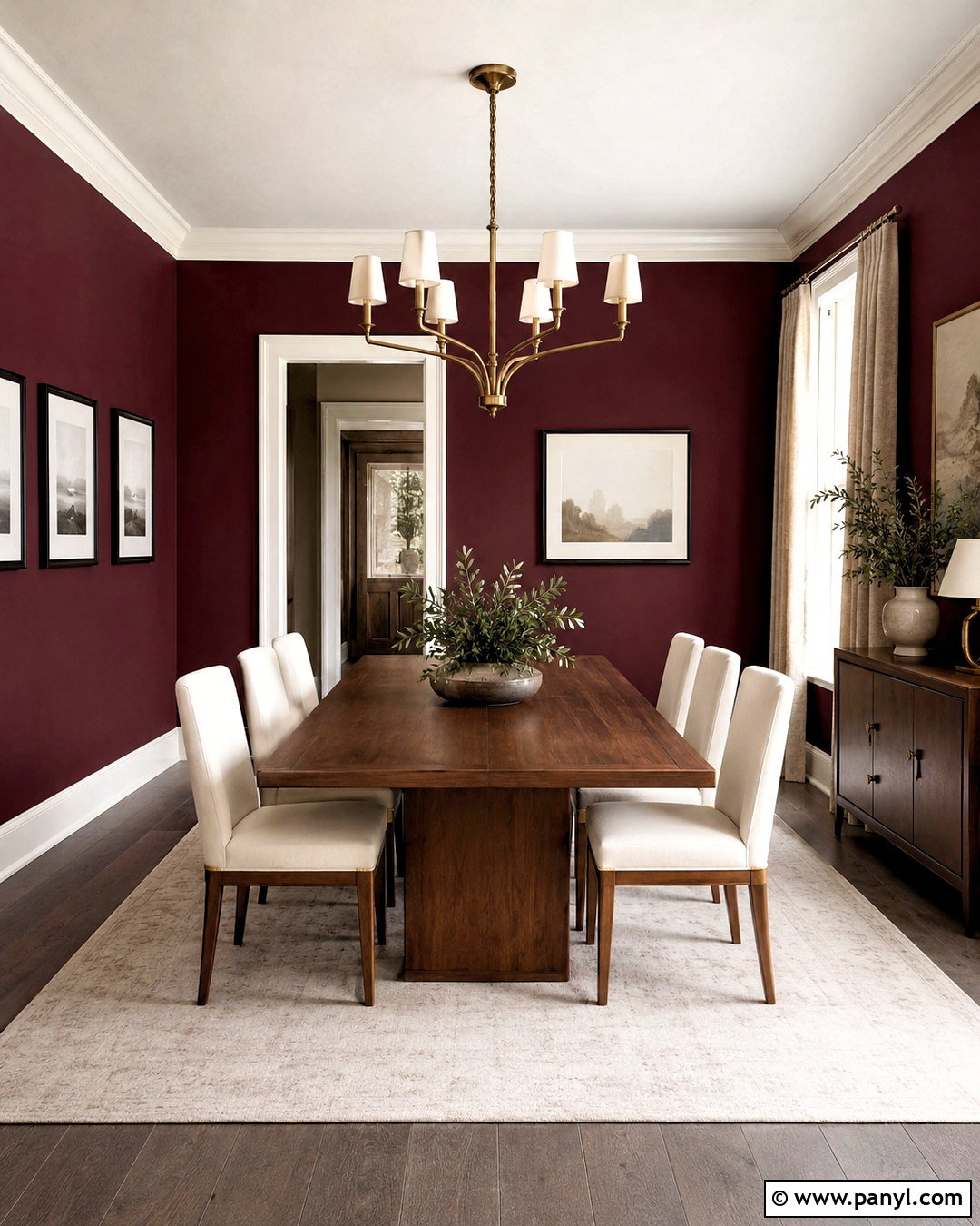 Deep Burgundy Wall Paint With Gray Floors - 20 Wall Paint For Gray Floors