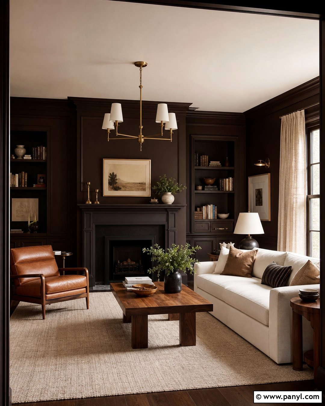 Deep Espresso Wall Color - 35 home wall color ideas