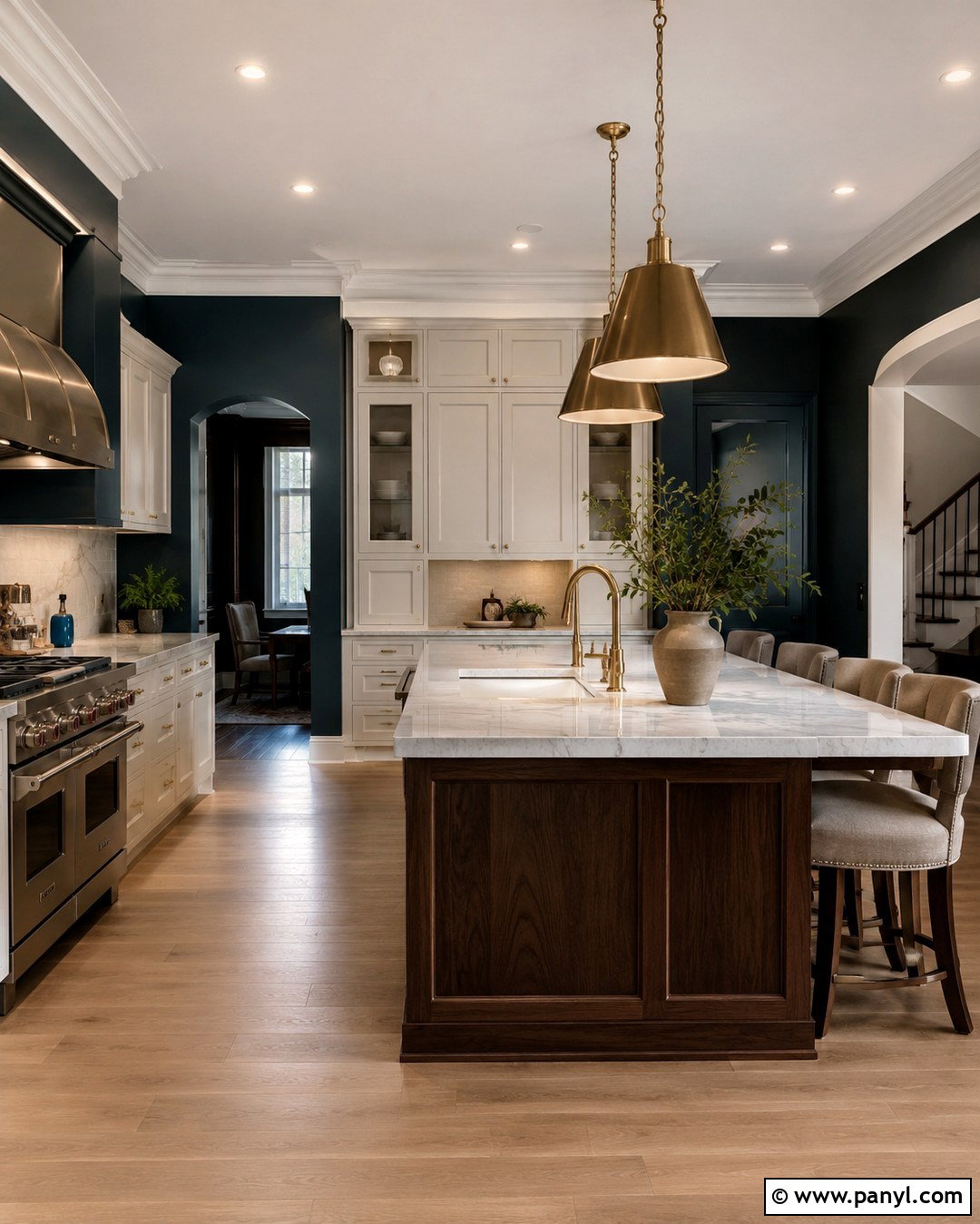 Deep Forest Green Kitchen Walls - 20 Best Green Color For Kitchen Walls