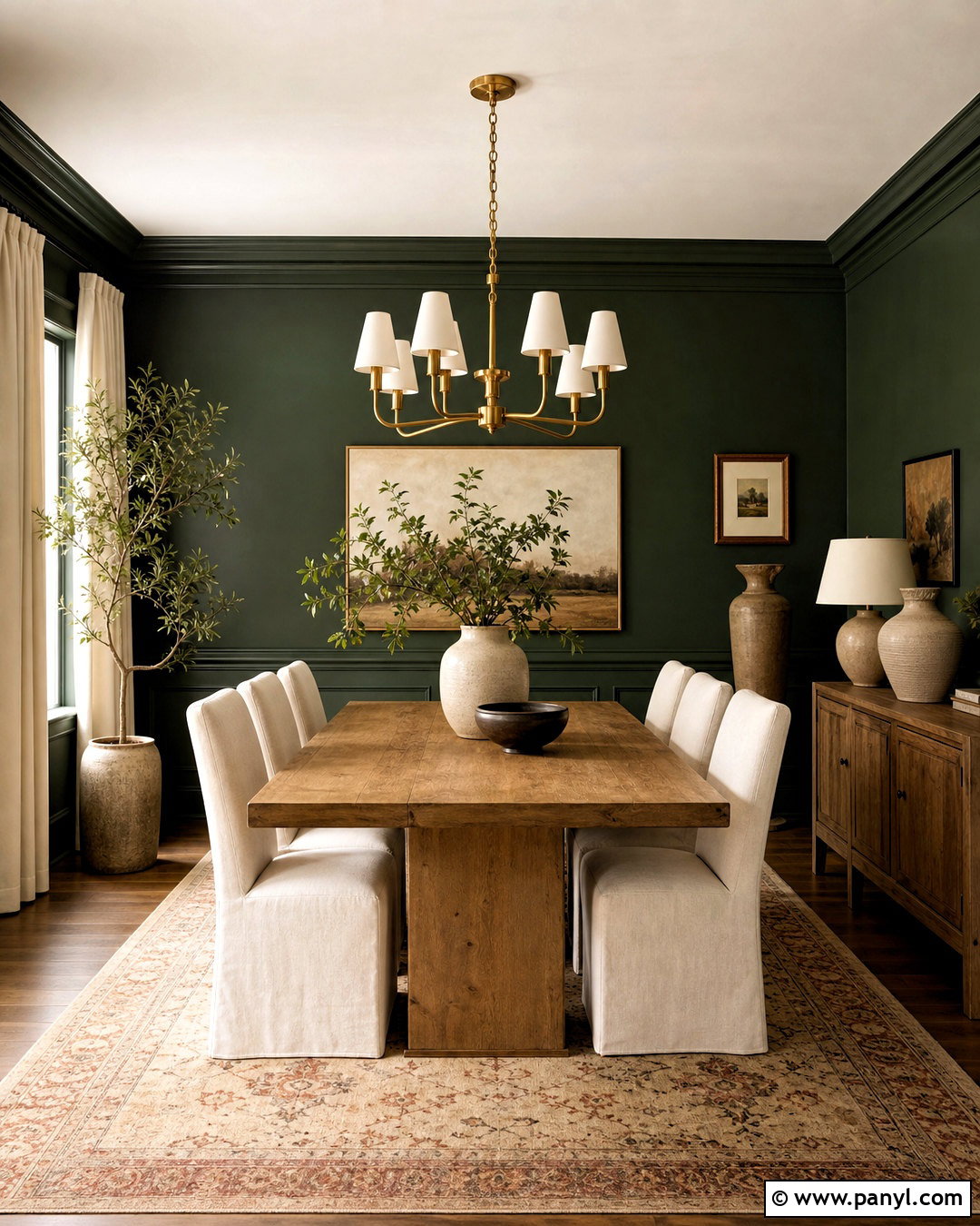 Deep Forest Green Wall Color - 20 wall painting colors